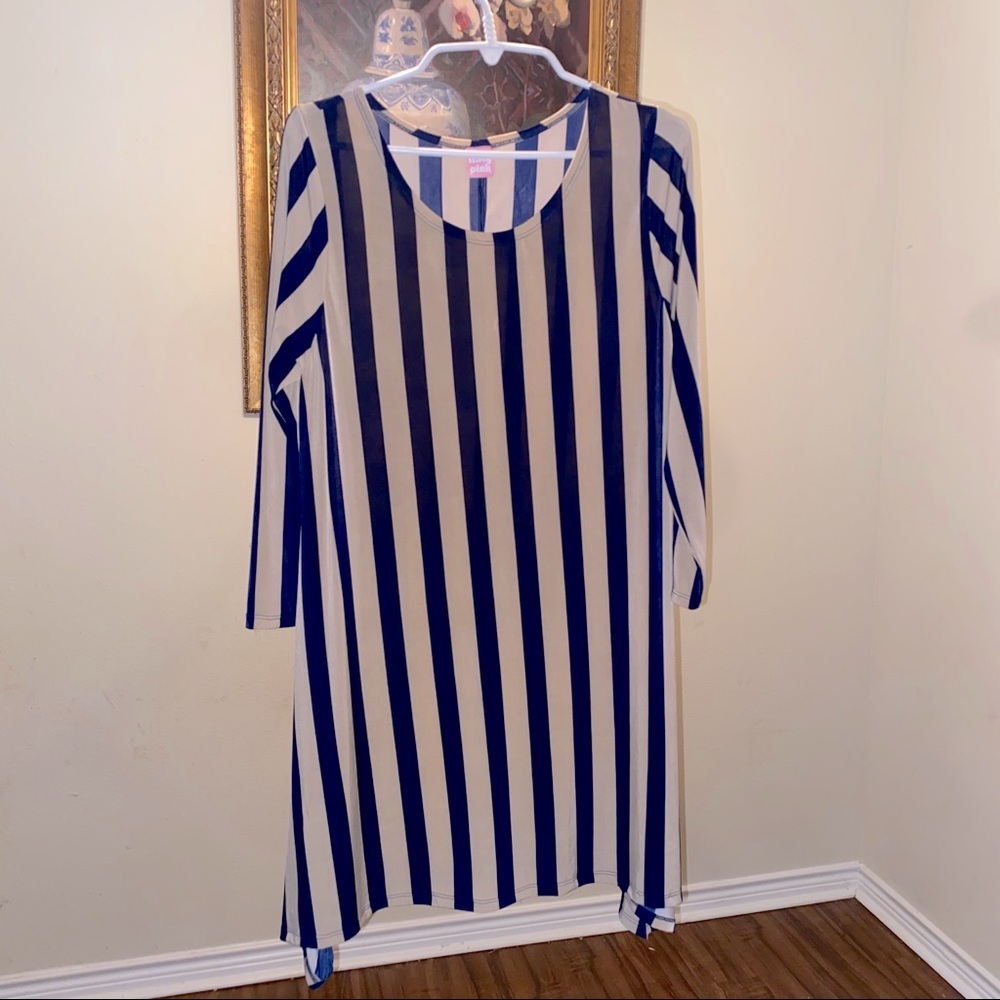 Flirty pink slink top or dress EUC​